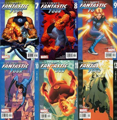 ULTIMATE FANTASTIC FOUR (2004-2009) 7-12 DOOM COMICS BOOK