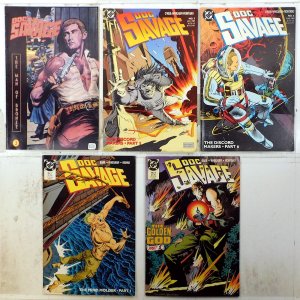 Doc Savage Lot 5 #Man Bronze 2, 2nd 5, 6, 7, 9 1992 Millennium Comics
