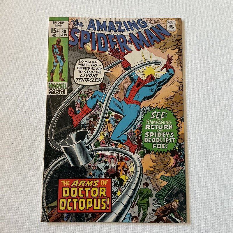 Amazing Spider-Man 88 Very Fine Vf 8.0 Marvel 1970