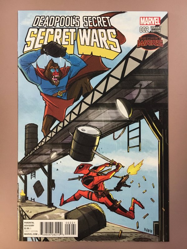 Deadpool's Secret Secret Wars #2 Bobby Rubio Donkey Kong Variant (2015)