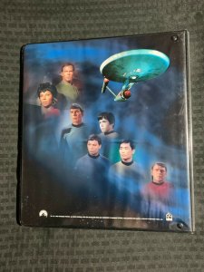 2001 STAR TREK 35th ANNIVERSARY Holofex Trading Card BINDER ONLY Rittenhouse FVF 