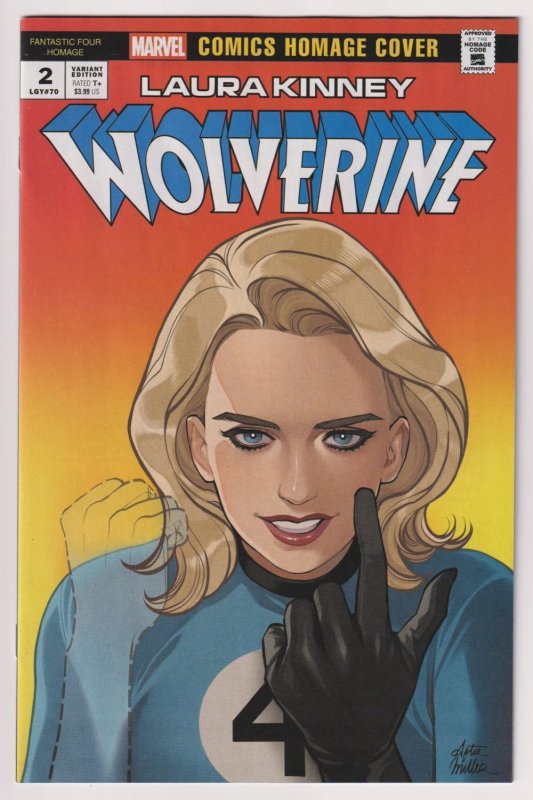 Laura Kinney Wolverine #2 Jones Fantastic Four Homage Variant (Marvel, 2025) NM