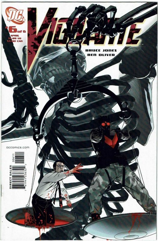 Vigilante #1,2,3,4,,5,6 Full Run Bruce Jones Mini-Series (2005 v2) NM