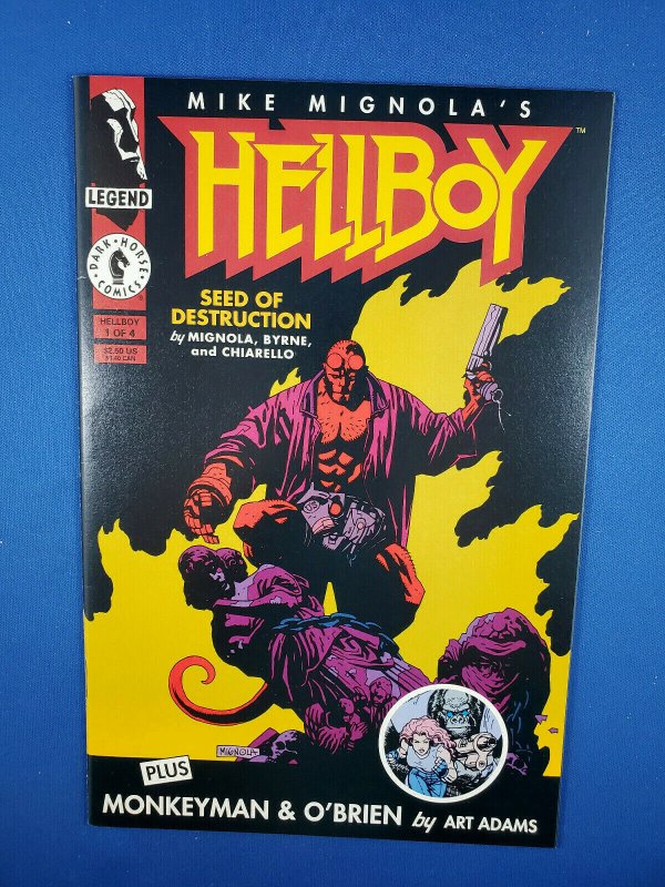 HELLBOY SEED OF DESTRUCTION 1-4 COMPLETE NM 1994