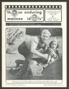 Those Enduring Matinee Idols #15 2/1972-Movie serial fanzine-Film images- art...