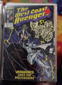 WEST COAST AVENGERS # 23 1986 marvel    kang rama tut ghost rider  MOON KNIGHT