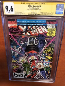 X-Men Annual (1990) # 14 (CGC 9.6 WP SS) Signed By C. Claremont Fantastic 4 App.