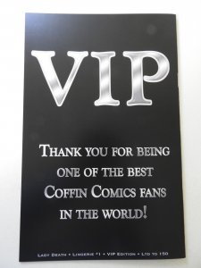 Lady Death Lingerie #1 VIP Edition NM Condition! Signed W/ COA!