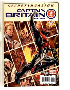 16 Captain Britain & MI13 Comics # 1 2 3 4 5 6 7 8 9 10 11 12 13 14 15 1 AN CJ13