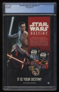 Star Wars: Rogue One Adaptation #1 CGC NM/M 9.8 Dodson Variant 1:25 RI