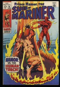 Sub-Mariner #14 Death of Toro! X-Men! Avengers!