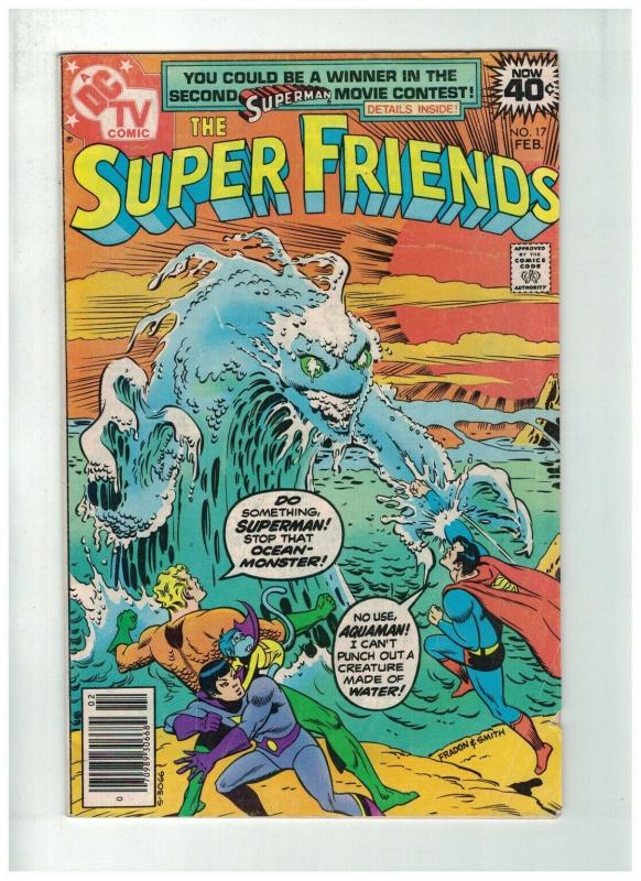 SUPER FRIENDS (1976-1981) 17 VG Feb.1979 