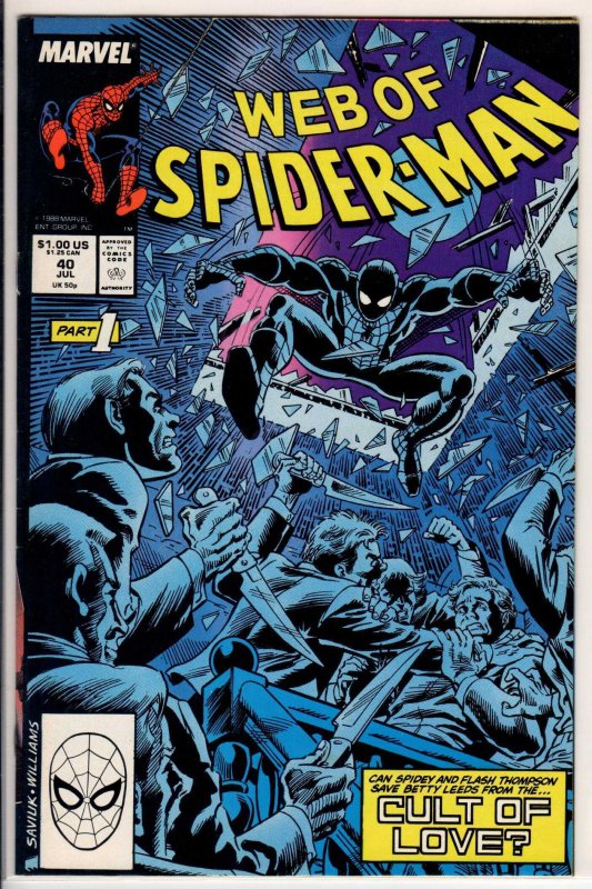 Web of Spider-Man #40 (1989) 6.0 FN
