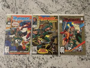 Lot Of 3 Ravage 2099 Marvel Comic Books # 1 2 3 NM Avengers Hulk Thor Wasp RH1