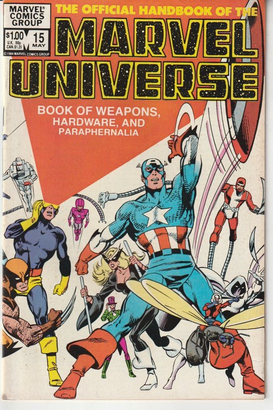 Official Hand book to The Marvel Universe # 15  Marvel's Armory