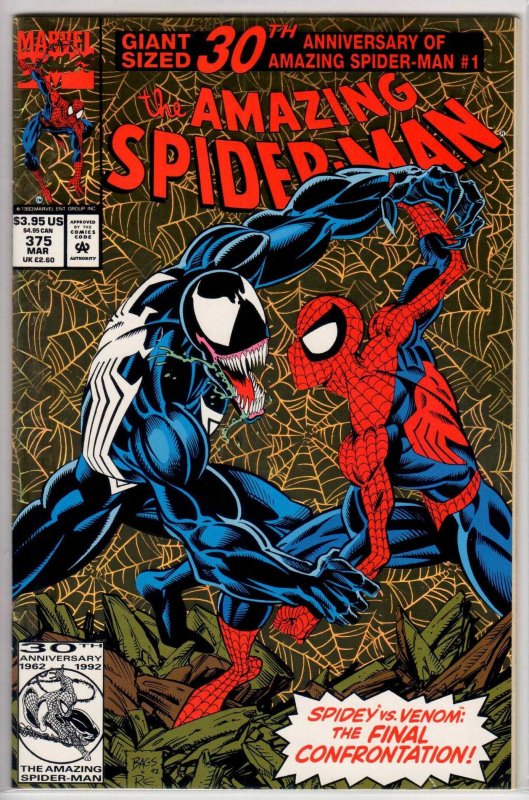 The Amazing Spider-Man #375 Direct Edition (1993) 9.4 NM