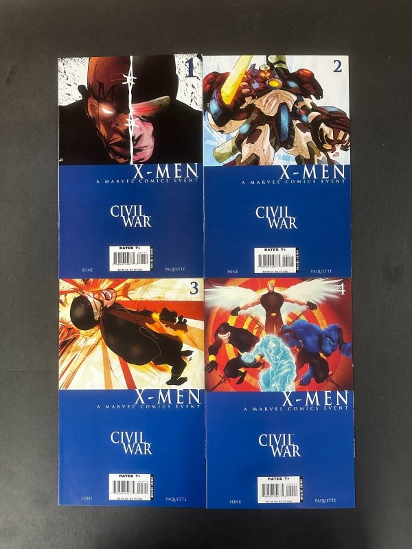 Civil War: X-Men (2006) #1-4 Complete Set VF+