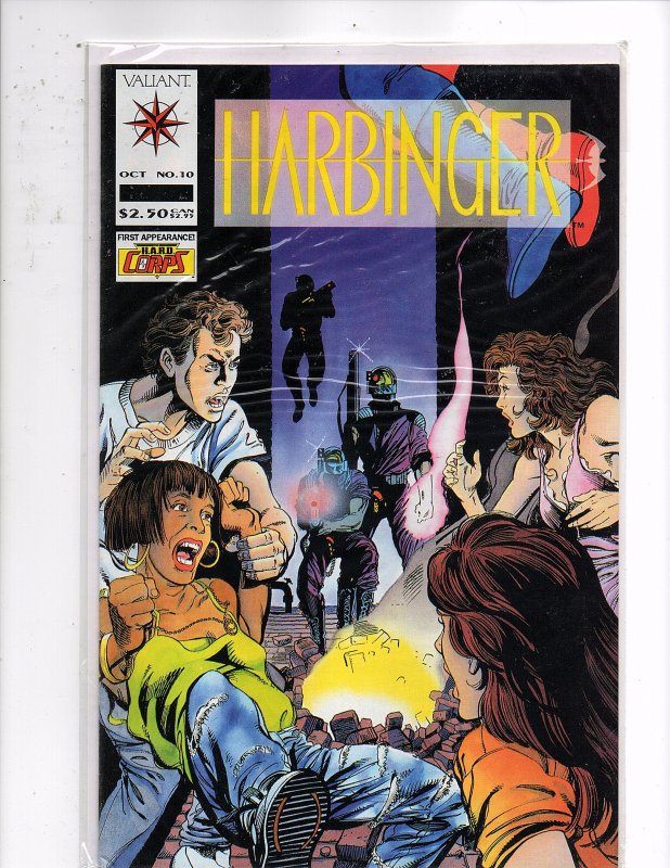 Valiant Comics Harbinger #10 1st Appearance of H.A.R.D. Corps