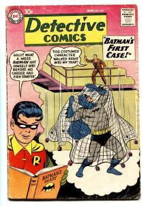 DETECTIVE COMICS #265 comic book 1959 BATMAN ORIGIN RETOLD ROBIN VG-