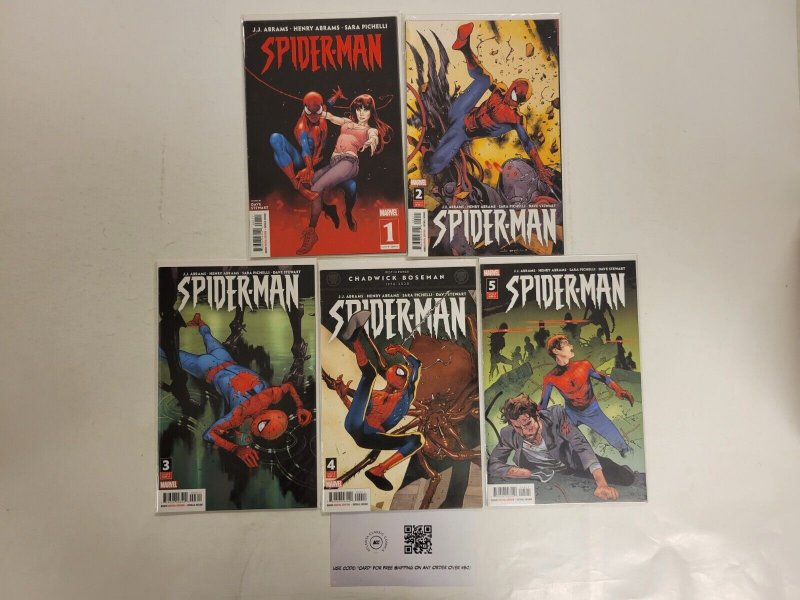 5 Spider-Man Marvel Comic Books #1 2 3 4 5 JJ Abrams 40 TJ43