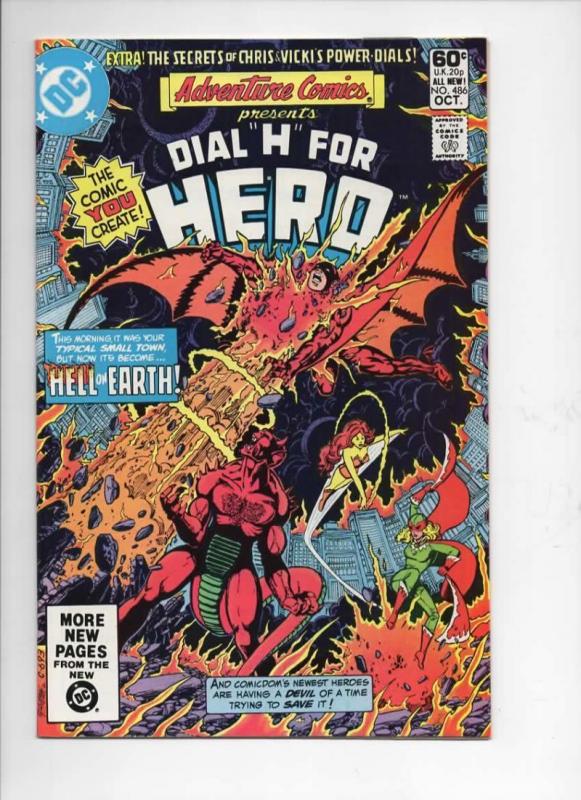 ADVENTURE COMICS #486, NM-, Dial H for Hero, Devil, 1938 1981, more in store