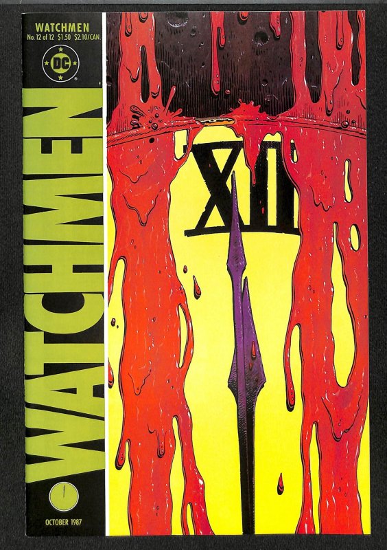 Watchmen #12 VF- 7.5 Death Of Rorschach!