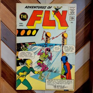 Adventures of THE FLY #24 VG (Archie Comics 1963) The Shock of the Fly World 