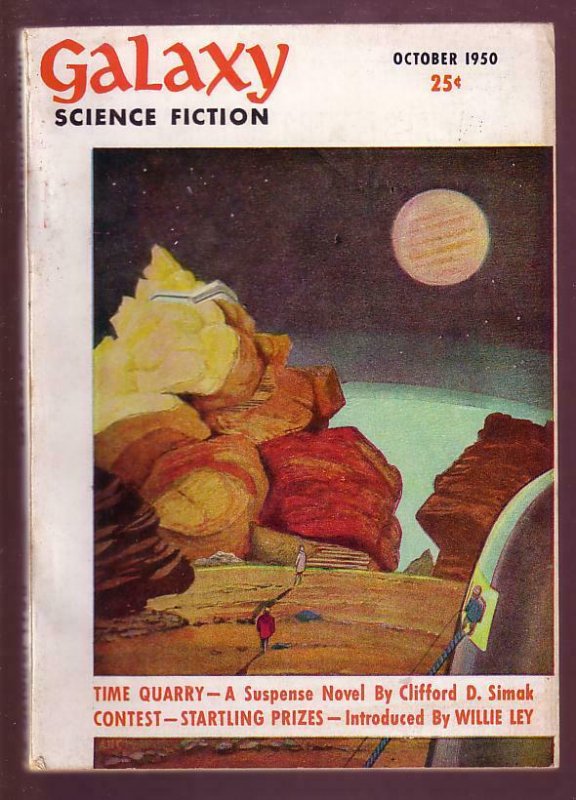 GALAXY SCIENCE FICTION 1950 #1-ASIMOV-FLYING SAUCERS FN/VF