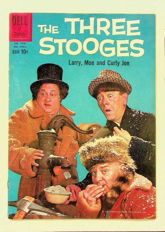 Four Color #1078 - The Three Stooges (Feb-Apr 1960, Dell) - Good