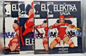 ELEKTRA SAGA #1,2,3,4 (1-4) Frank Miller NM-  