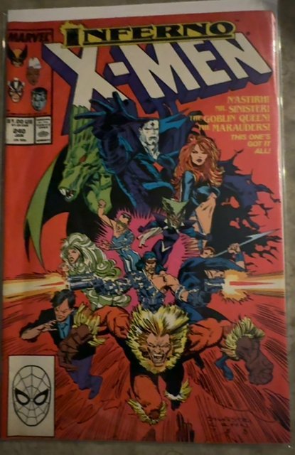 The Uncanny X-Men #240 (1989) X-Men 