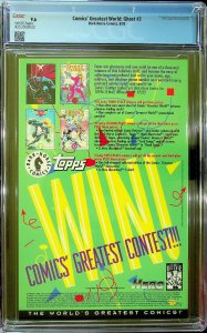 Comics' Greatest World: Arcadia - Ghost #3 (1993) - CGC 9.6 - Cert#42535...