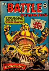 Battle Stories #17 1964- Brutal POW story- Man Eating Idol VG