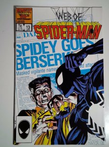 Web of Spider-Man #13 (1986) Marvel 9.2 NM- Comic Book