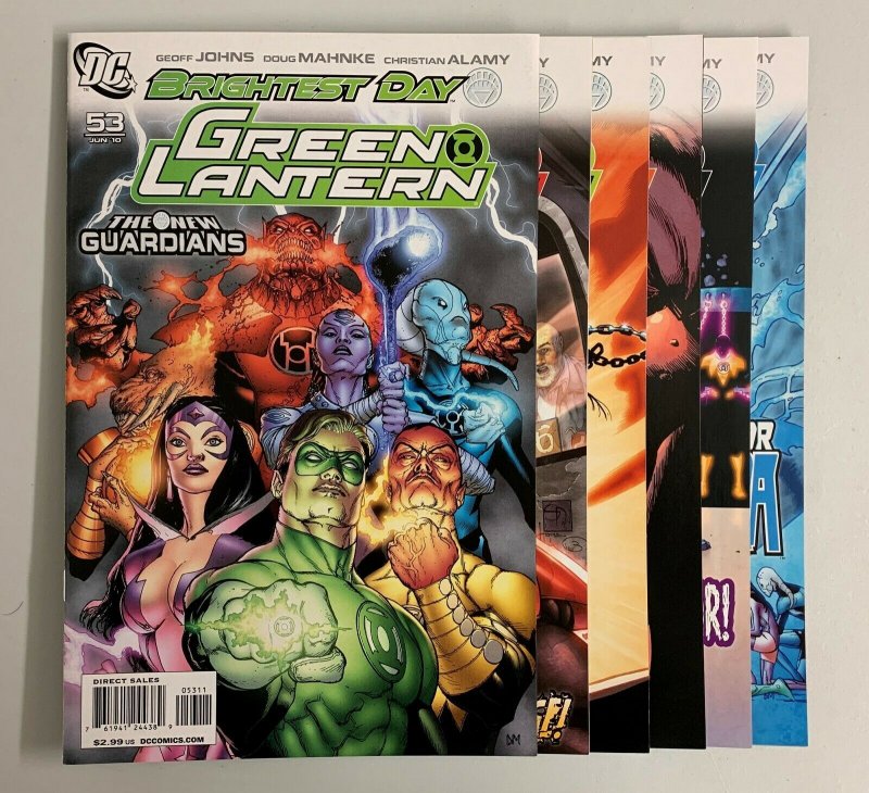 Green Lantern Brightest Day #53-58 Set (DC 2005) Geoff Johns (9.2+) 