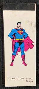 VINTAGE 1979 DC COMICS 1.5 x 4 MINI NOTE PAD SUPERMAN