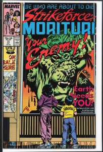 Strikeforce: Morituri #11 (1987) Strikeforce: Morituri