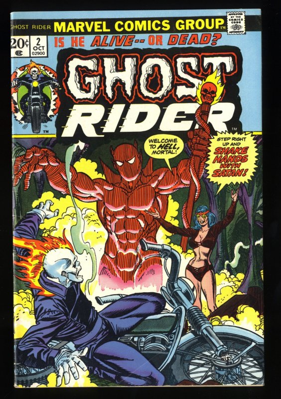 Ghost Rider #2 FN- 5.5 1st Daimon Hellstorm!