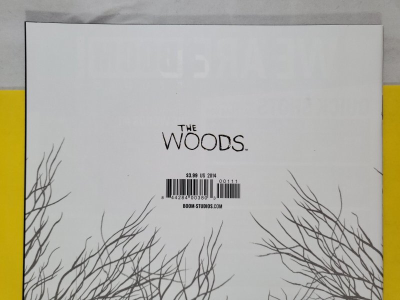 The Woods #1 Matthew Woodson 1:10 Variant 2014 Boom! Studios Optioned