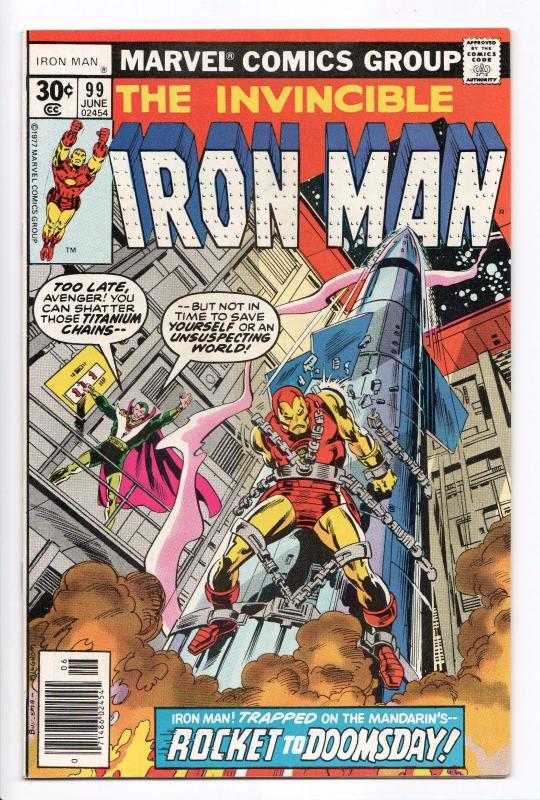 Iron Man #99 - App of Madam Masque (Marvel, 1977) VF