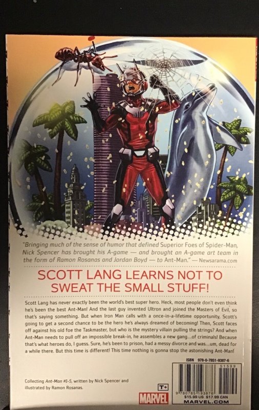 Ant-Man Second Chance Man Vol 1 TPB Marvel Comics First Printing 2015