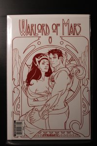 Warlord of Mars #8 Martian Red retailer incentive cover (2011)