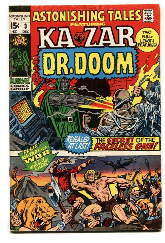 ASTONISHING TALES #3-Black Panther-DR. DOOM-WALLY WOOD comic book