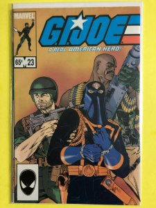 G.I. JOE A REAL AMERICAN HERO #23 1984 MARVEL / UNREAD / VF +