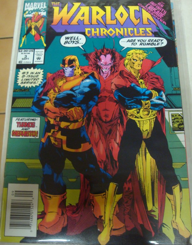 Warlock Chronicles #3 Jim Starlin Story Tom Raney Art Mephisto Thanos