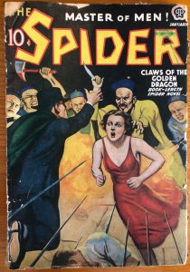 The SPIDER Jan 1939  G/VG