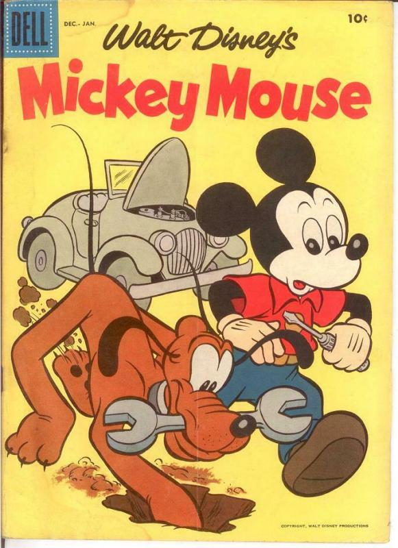 MICKEY MOUSE 57 VG-F Dec.-Jan. 1958 COMICS BOOK