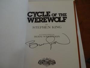 Stephen King CYCLE of the WEREWOLF HC, Signed Bernie Wrightson, 1st, 1983