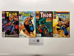 4 Thor Marvel Comic Books # 1 3 4 5 Avengers Defenders Iron Man Hulk 64 JS42