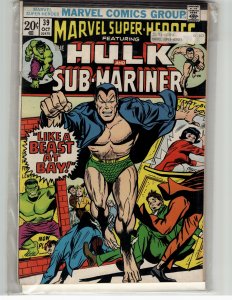 Marvel Super-Heroes #39 (1973) Namor the Sub-Mariner
